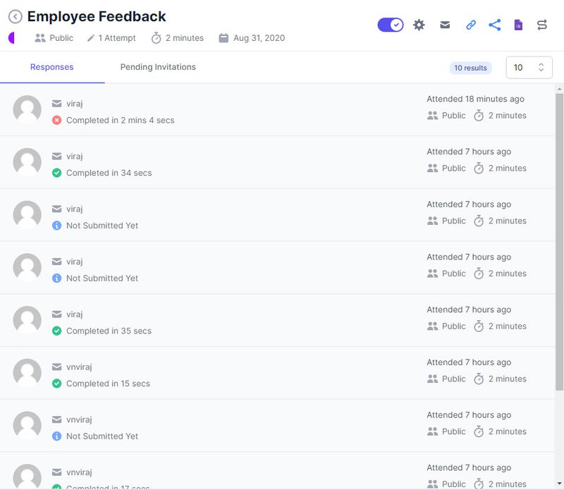 Extended forms - Employee Feedback form