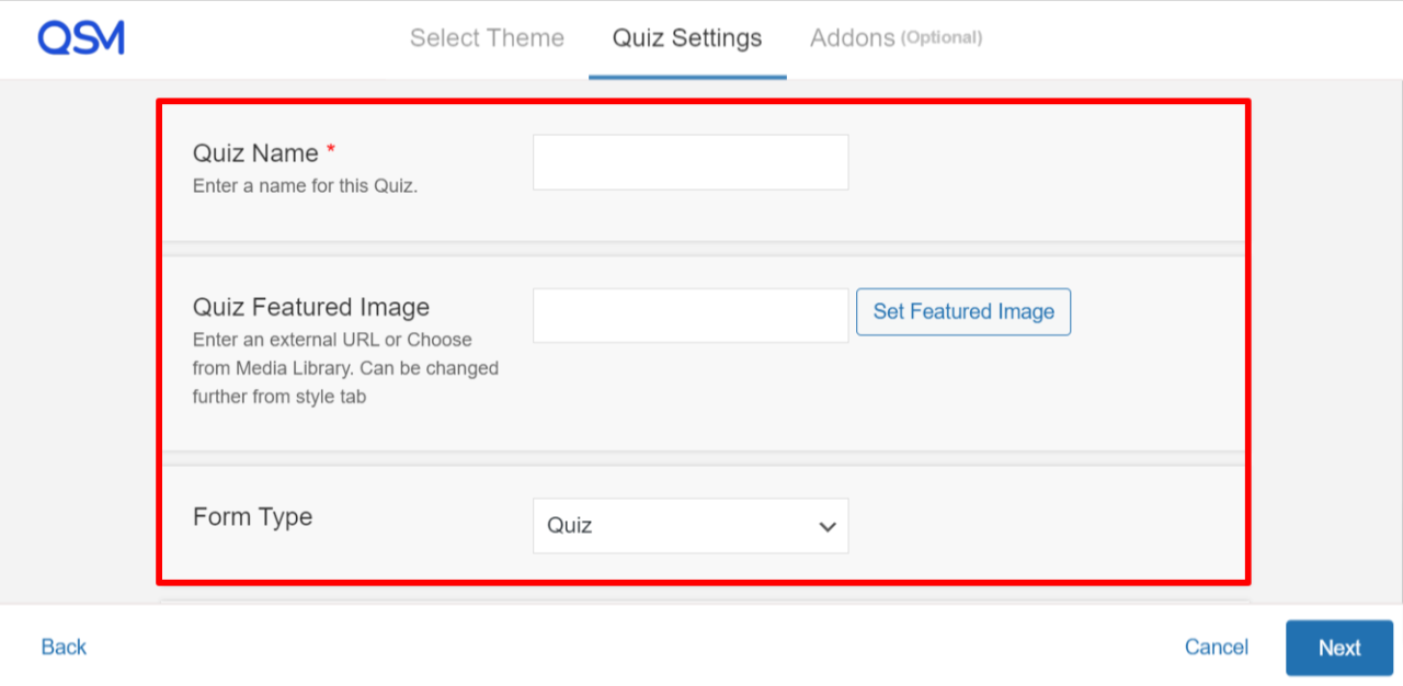 Quiz Settings Tab - How to Create an Online Exam in WordPress