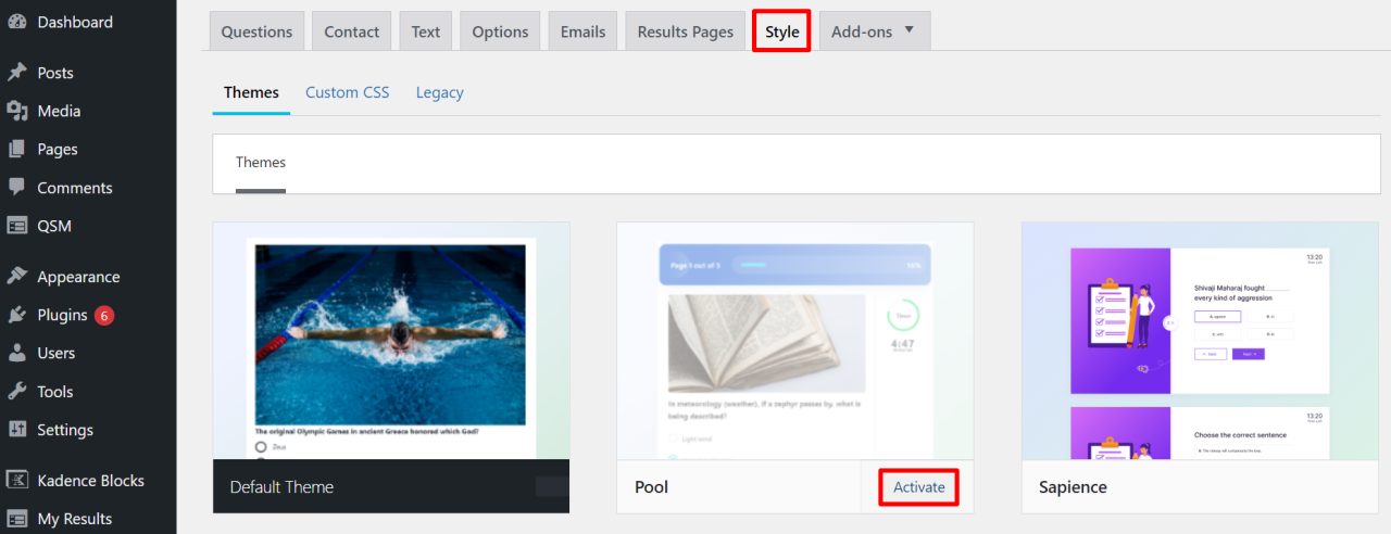 Style - The Complete Guide to Customizing Your Online Exam Plugin