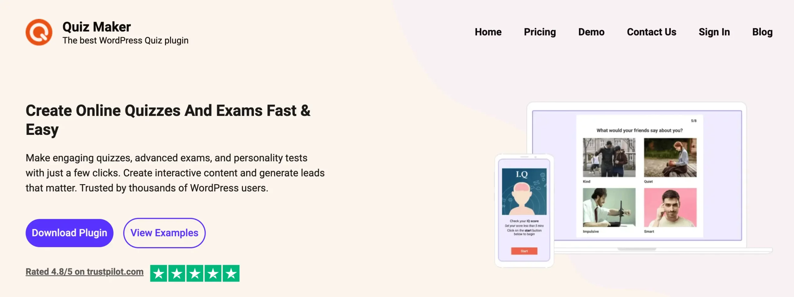 6 Best Quiz Maker WordPress Plugins in 2024 quiz-maker-wordpress-plugin