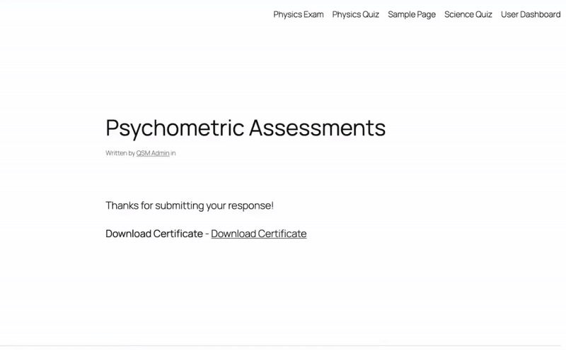 certificate addon preview