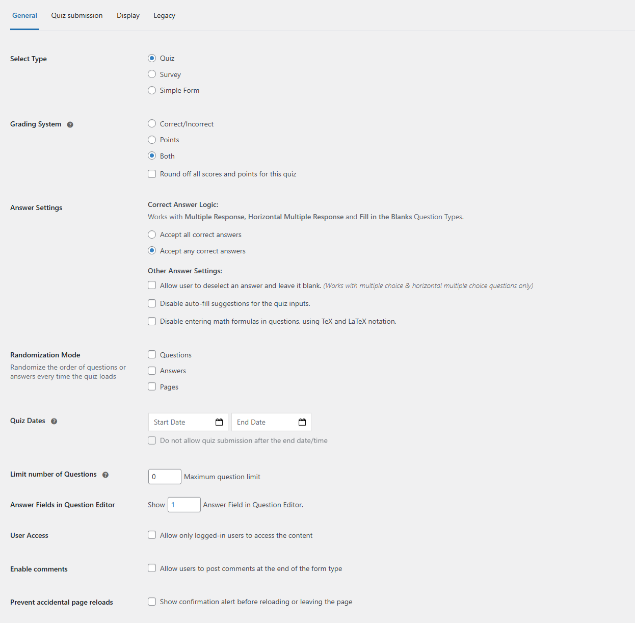 How to edit QSM Settings qsm options general tab