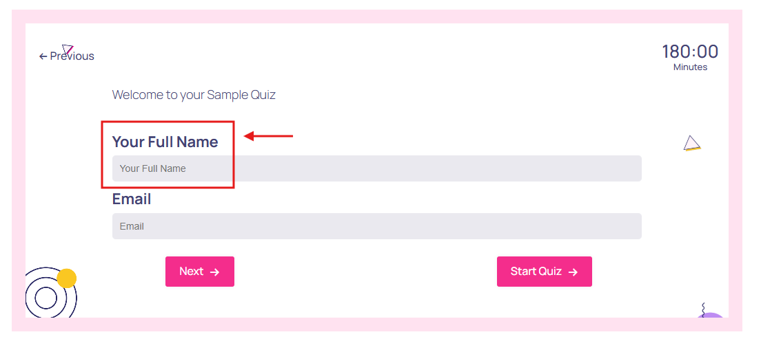 How to add a Contact Form Name Text field in preview