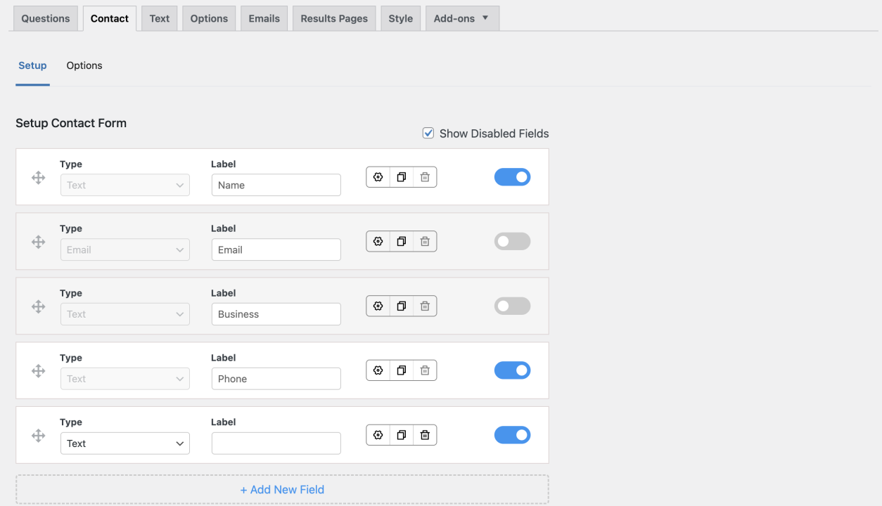 How to add a Contact Form - Documentation Quiz And Survey Master