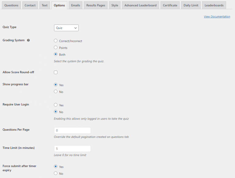 How to create a Timer based Online Exam in WordPress? [Updated]