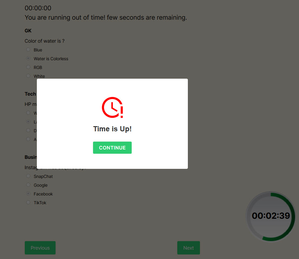 How To Set a Timer on Individual Quiz Pages in QSM?