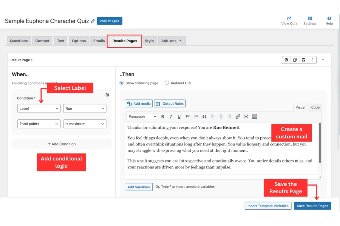 Create Euphoria Character quiz: Which Euphoria Character are you? Euphoria Character Quiz - Results Page