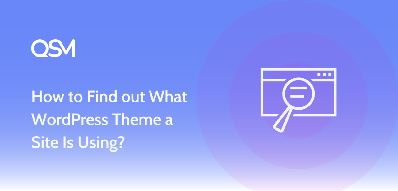 How to Find out What WordPress Theme a Site Is Using