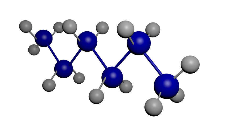 structural formula 3d atoms illustration md