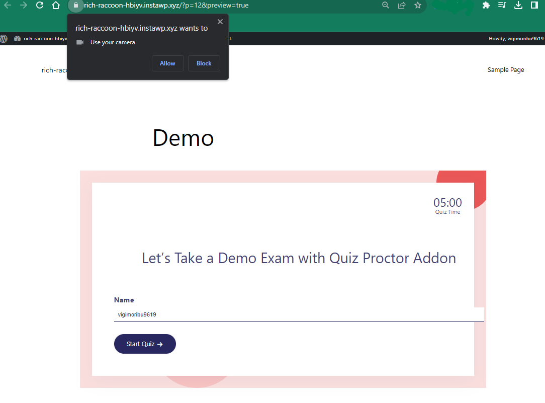 How to Install and Use the Quiz Proctor Addon