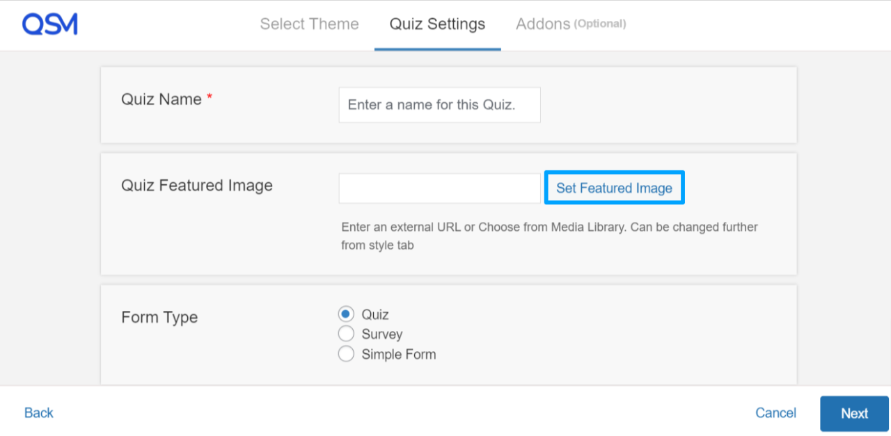 Set Featured Image - Simplifying Online Exams with WordPress Plugin