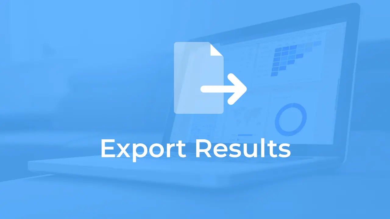 export results