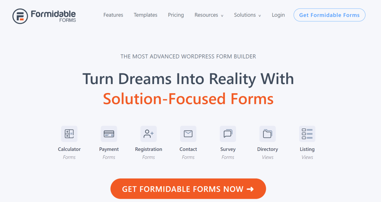 Formidable Forms - WordPress Quiz Plugins for SEO Success