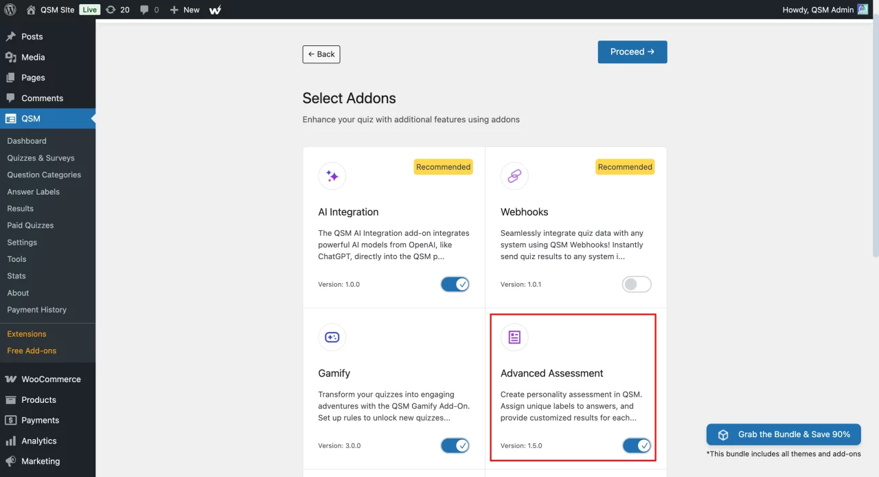 Love Language Quiz - Advanced assessment addon
