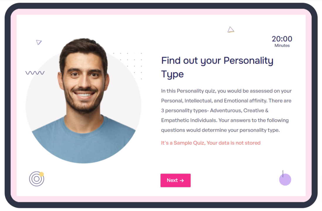 Personality Quiz Funnel - Online Quiz Maker 