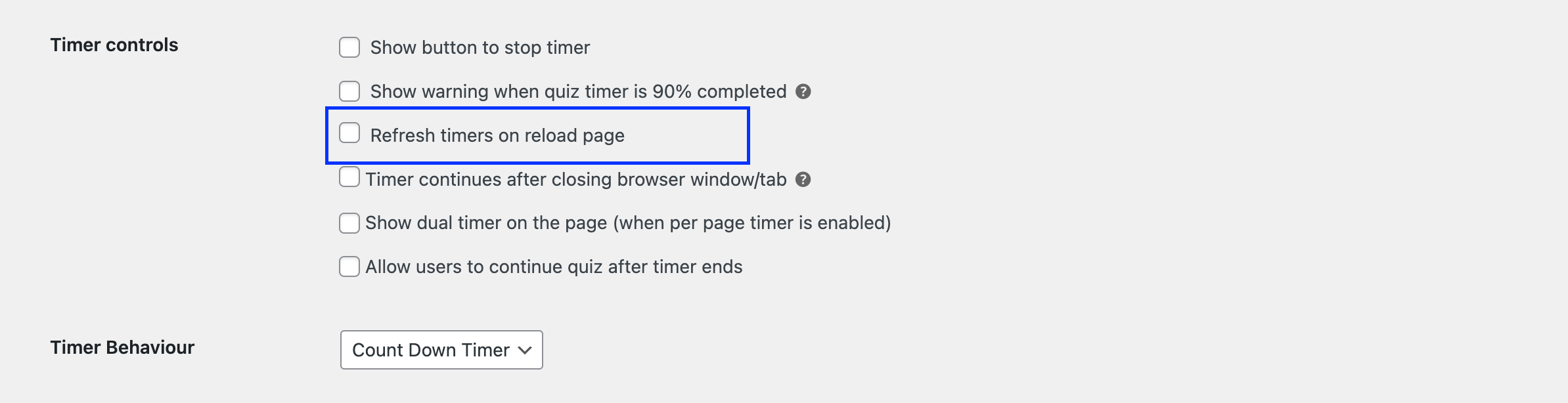 advanced timer settings 1