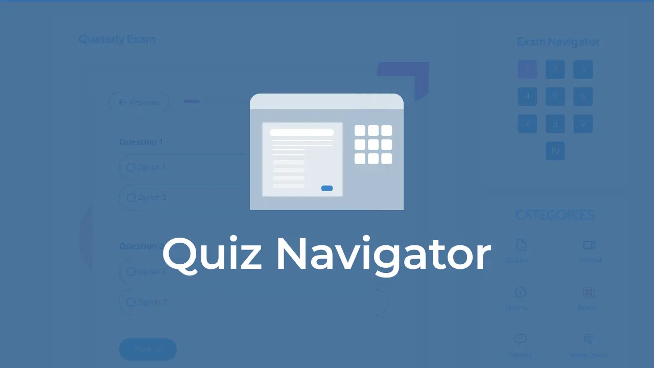 Quiz Navigator QSM Add-ons Online Quiz Maker