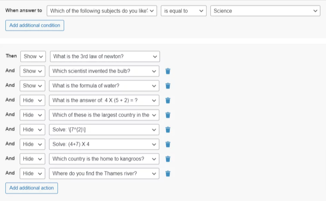 Product Recommendation - Conditional Logic