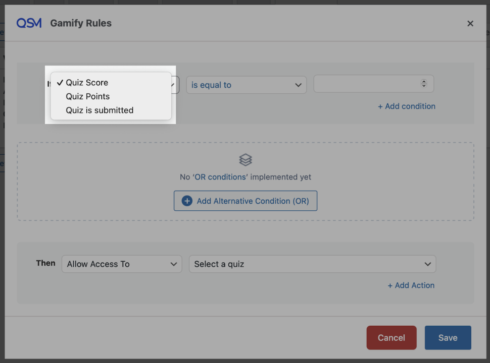 QSM for Fun and Effective Assessments - Gamify