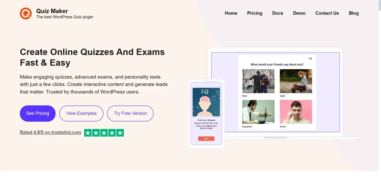 QSM vs Quiz Maker - Quiz Maker
