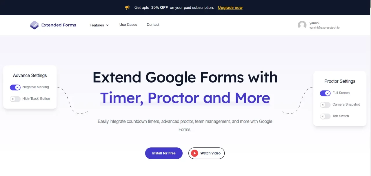User Feedback Collection Tool - ExtendedForms