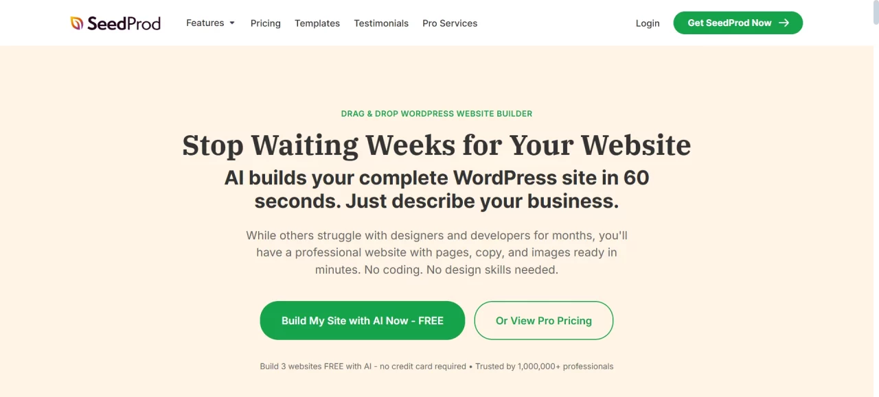 AI Plugins for WordPress- SeedProd