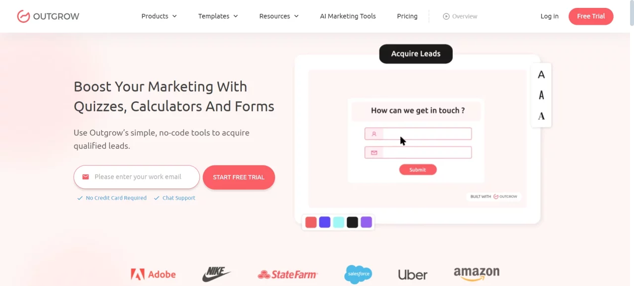 Quiz Funnel Tool - Outgrow