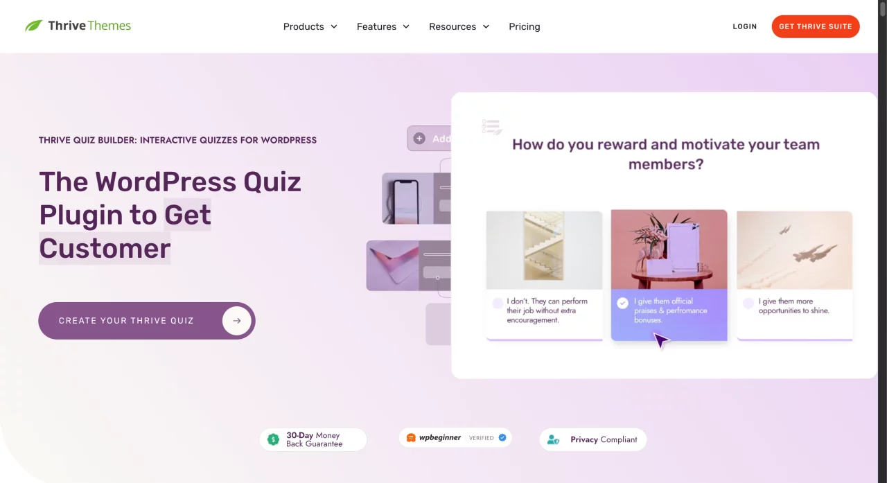 Best Quiz Funnel Tools for WordPress (Compared for Marketers) Quiz Funnel Tool - Thrive QUiz Builder