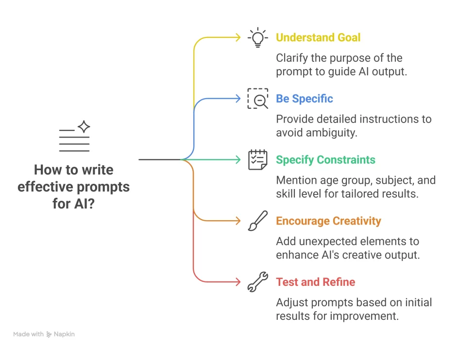 AI Prompts for Teachers - How to write good prompts