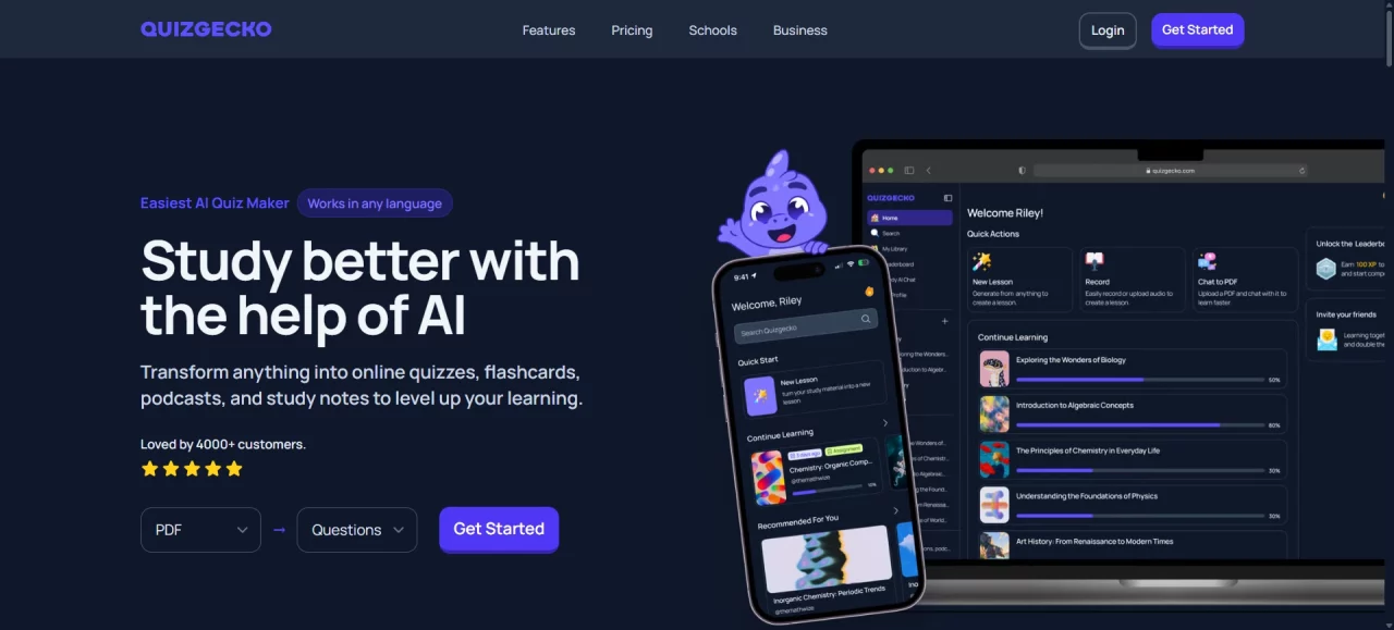 AI Quiz Makers for Teachers - Quizgecko