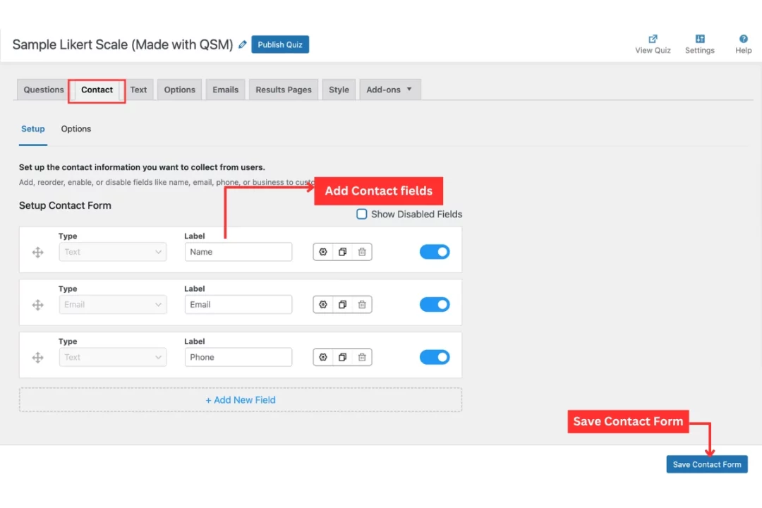 Likert Scale: A Complete Guide to 5 & 7-Point Surveys (+ Examples) Likert Scale QSM - Create contact form