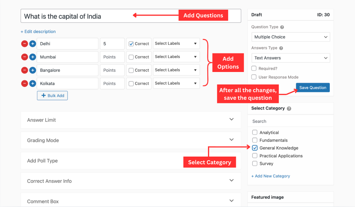 Centralized Question Bank image 11