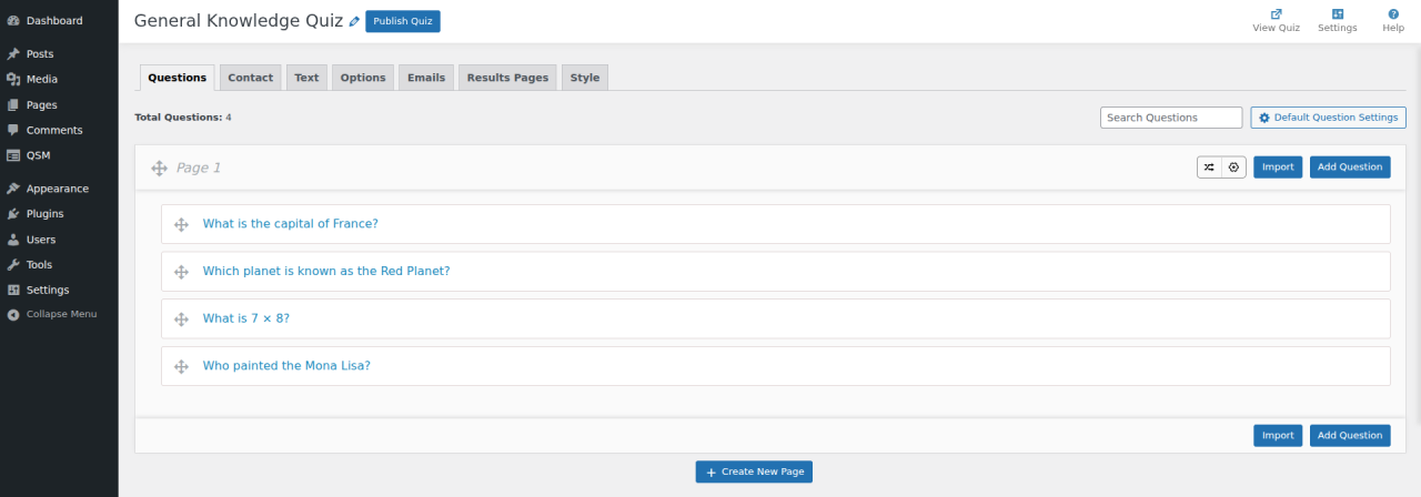 9 Best SurveyMonkey Alternatives for WordPress (2026) Building a survey in the Quiz And Survey Master WordPress plugin.