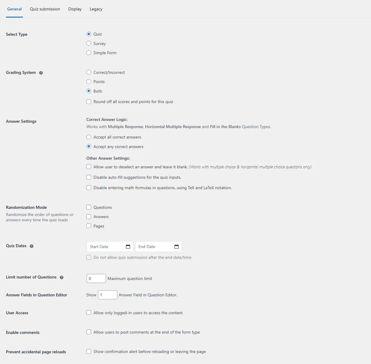 How to edit QSM Settings qsm options general tab