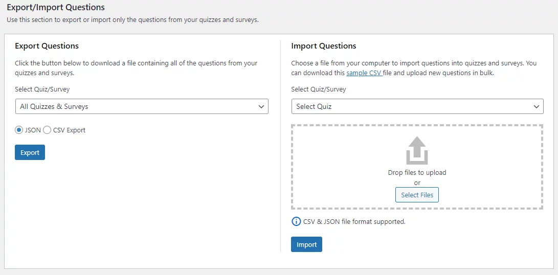 Export Import Questions