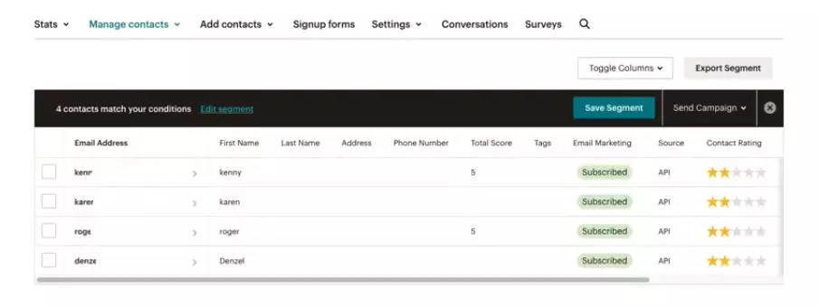 MailChimp Mailchimp3