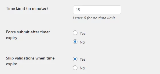 Adding a timer to your quiz or survey - Quiz and Survey Master
