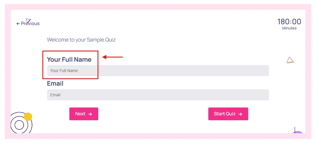 How to add a Contact Form Name Text field in preview