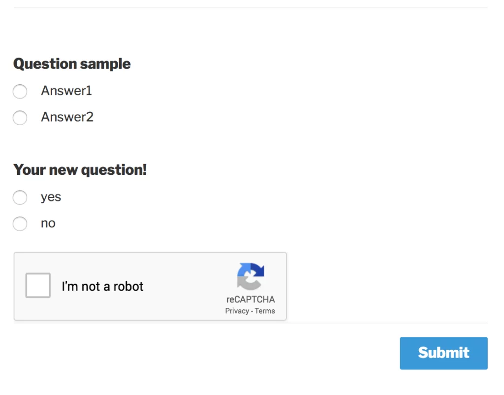 recaptcha preview