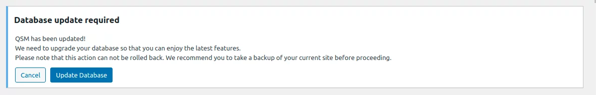 Multiple Category Support - Databse Update Alert