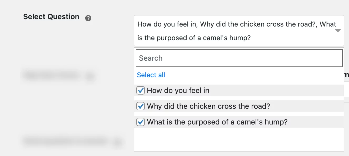 send answers as tags