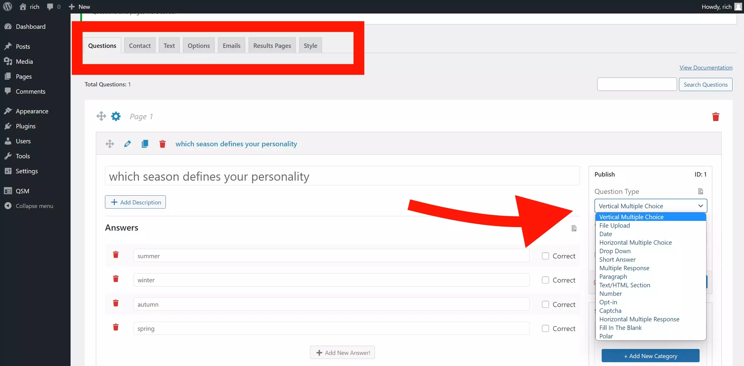 How to Sell products with Personality Quiz- Configuring types of questions