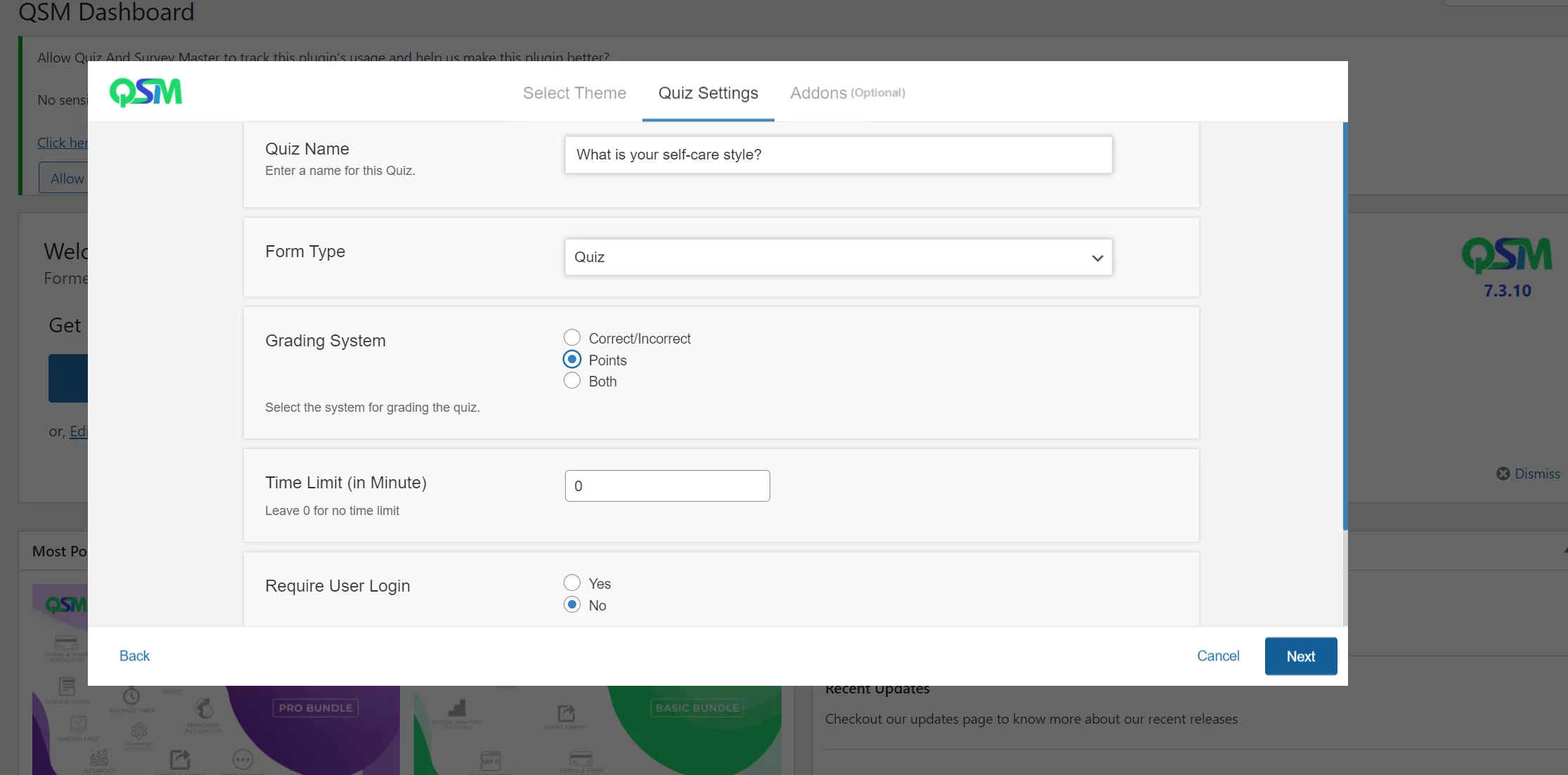 How to create a Wellness quiz- Creating the wellness quiz