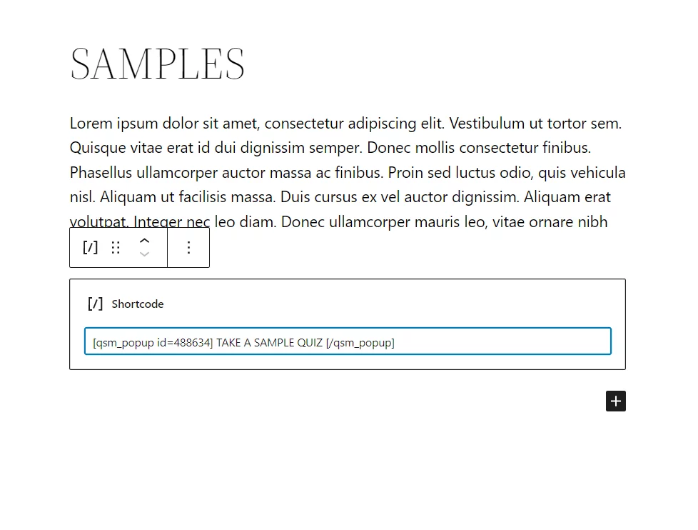 Quiz Embed: 4 best ways- By creating a Popup
