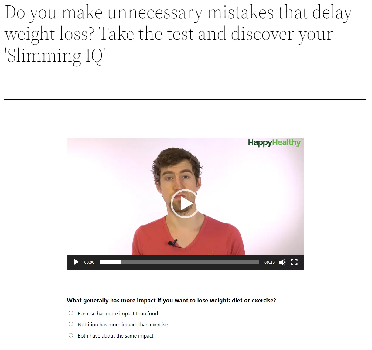 Ways to use Quizzes and Survey for Health Websites