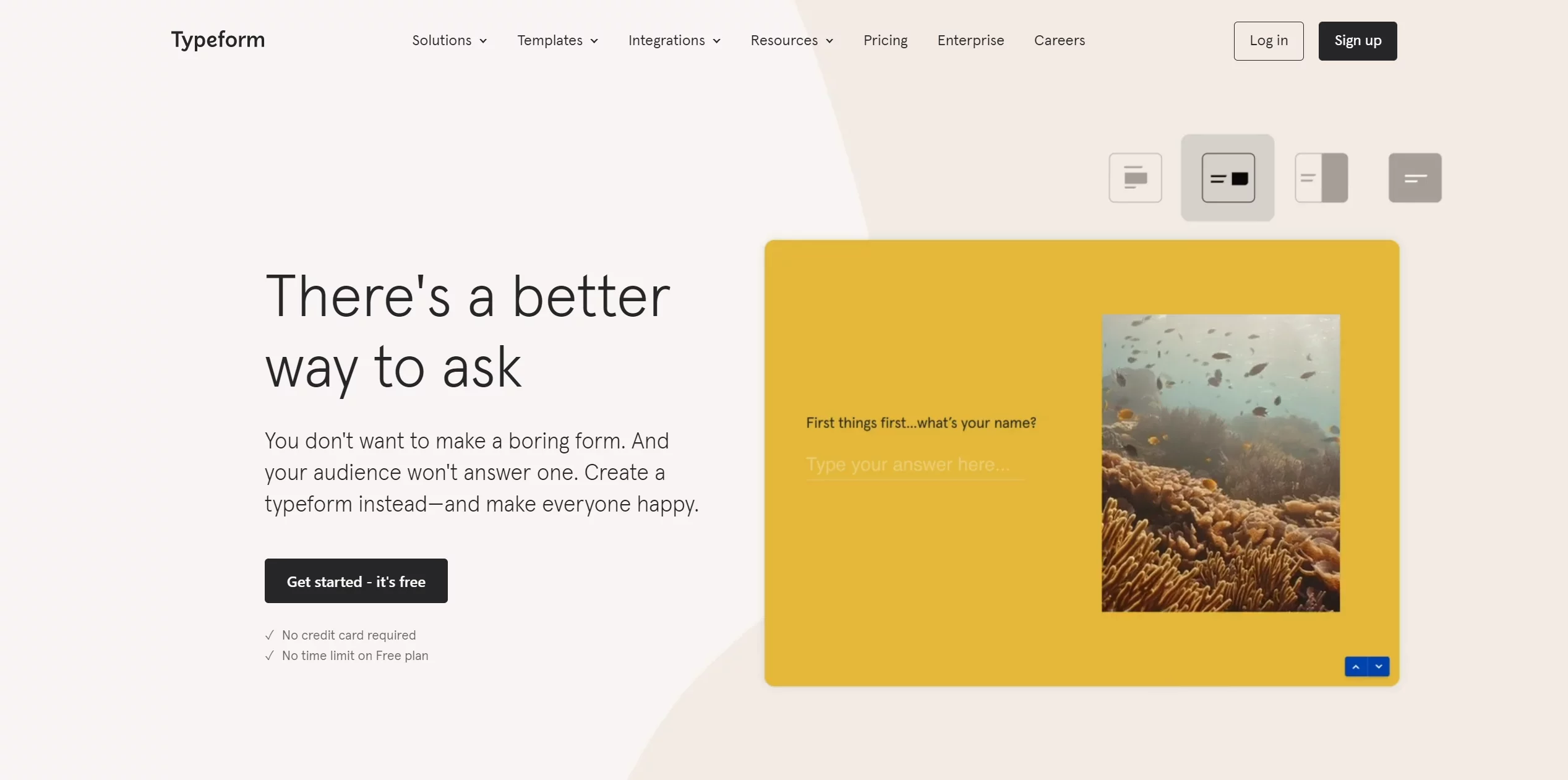 Easy Test Maker Alternatives- TypeForm