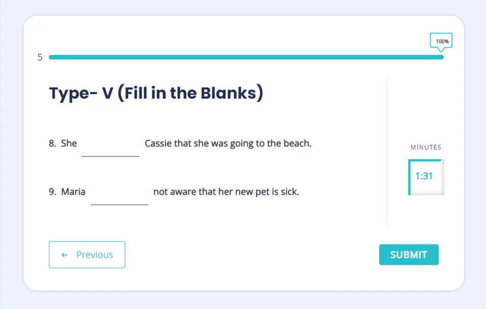 How to create a vocabulary quiz