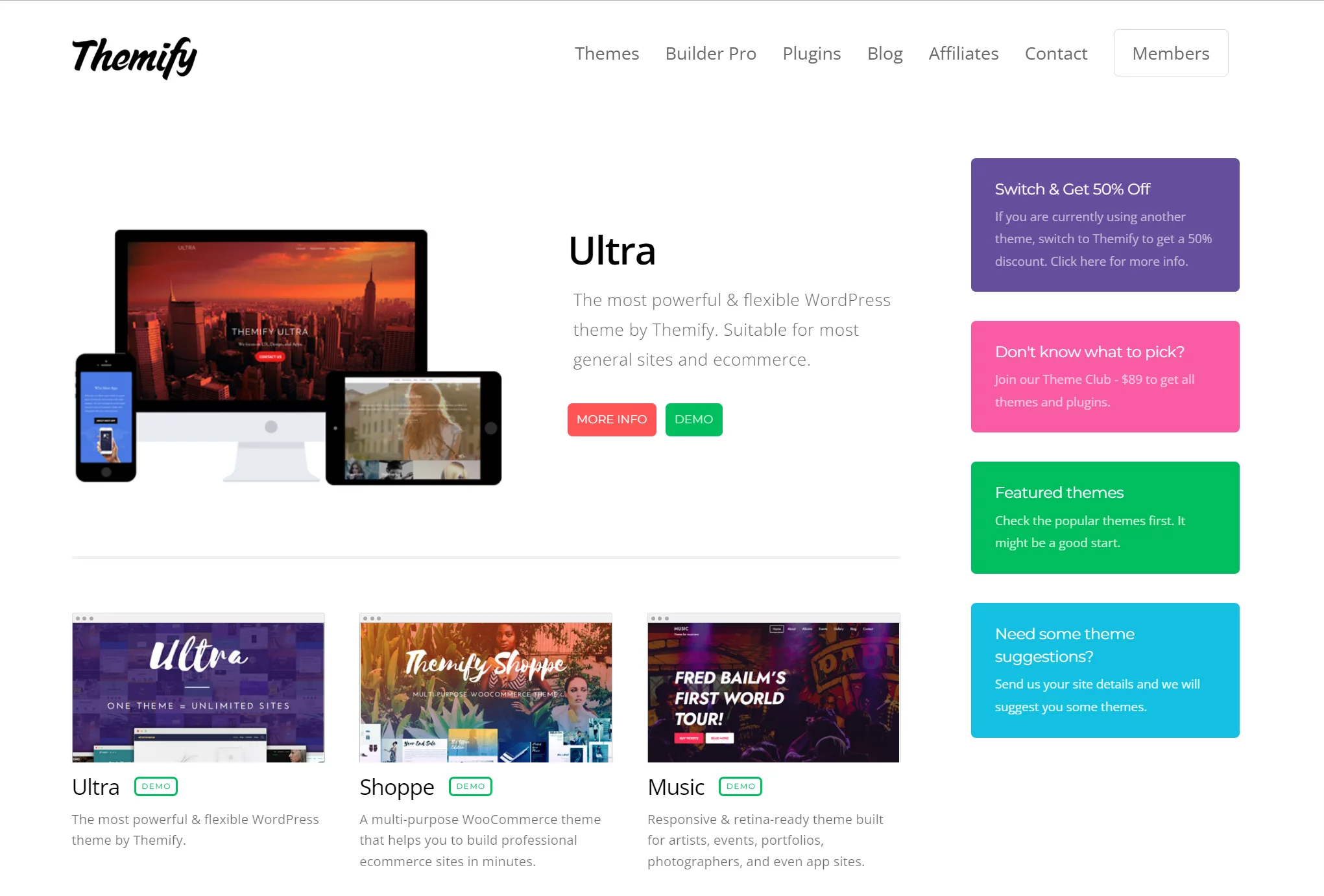 Best Landing Page Builders- Themify