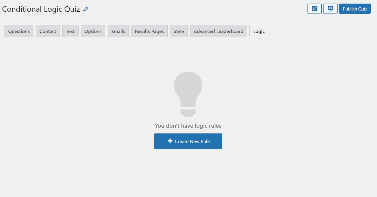 How to create a Conditional Logic Quiz?