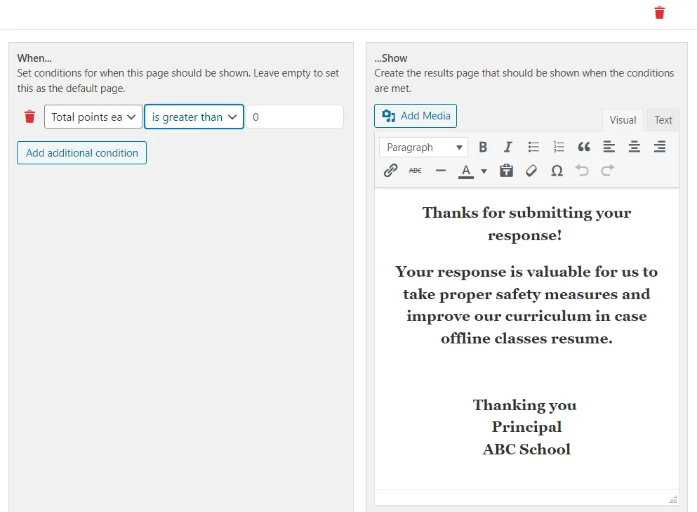 How to create a survey form